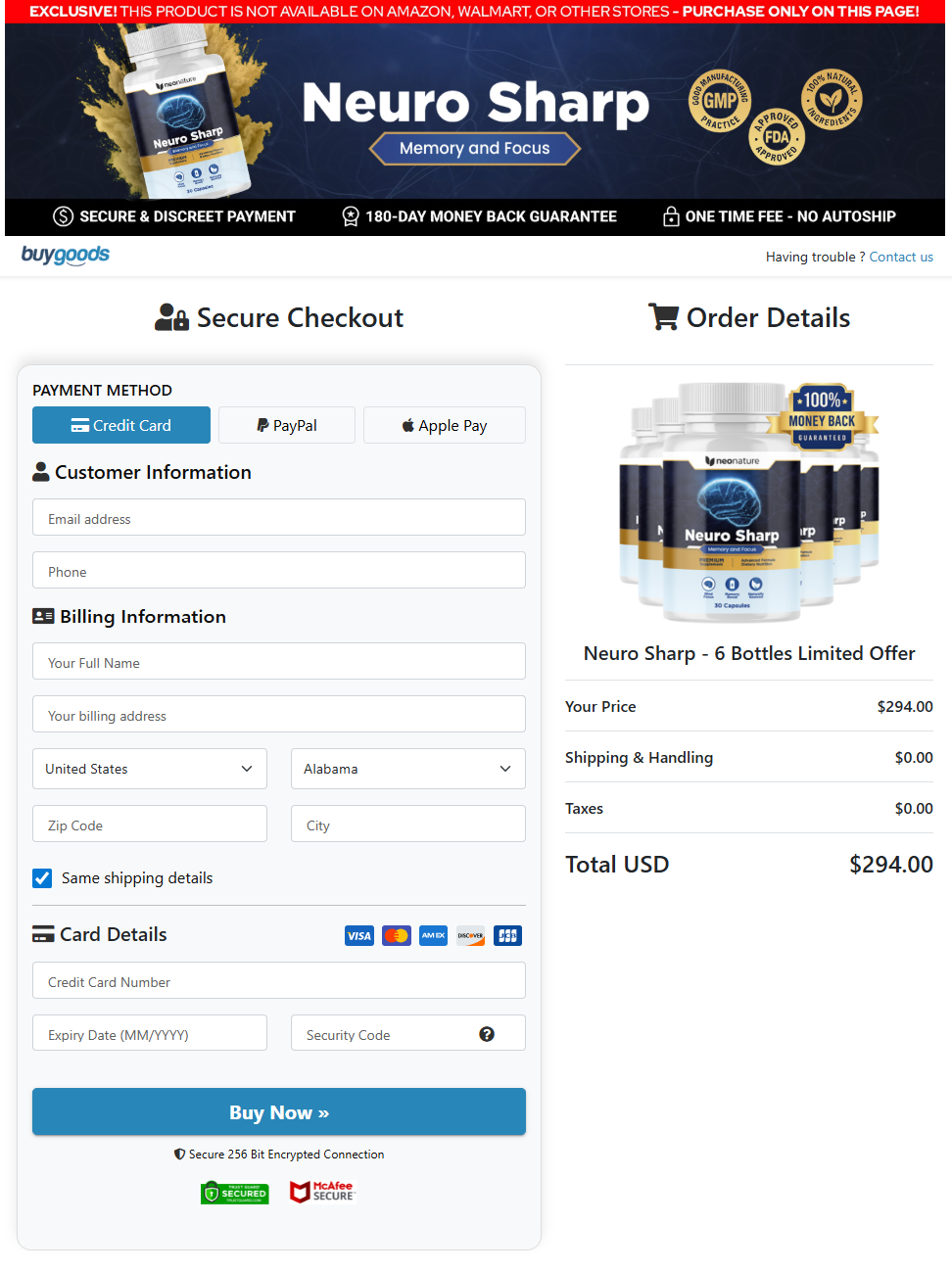 BuyNeuroSharp